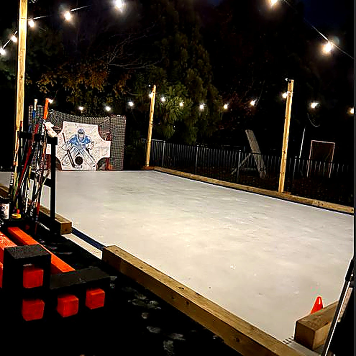 HOME TRAINING CENTER – 15' × 25' SYNTHETIC ICE RINK
