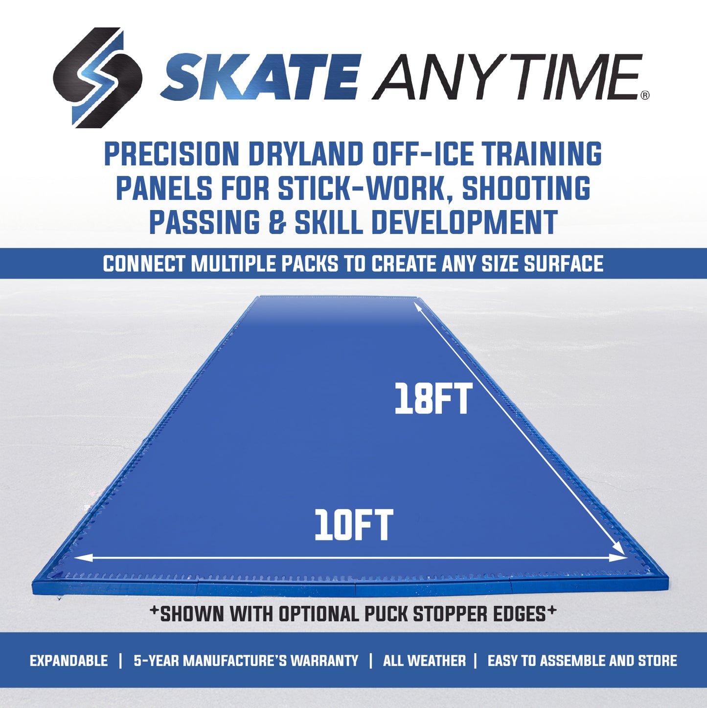 Skate Anytime Precision Elite Training Space in Blue