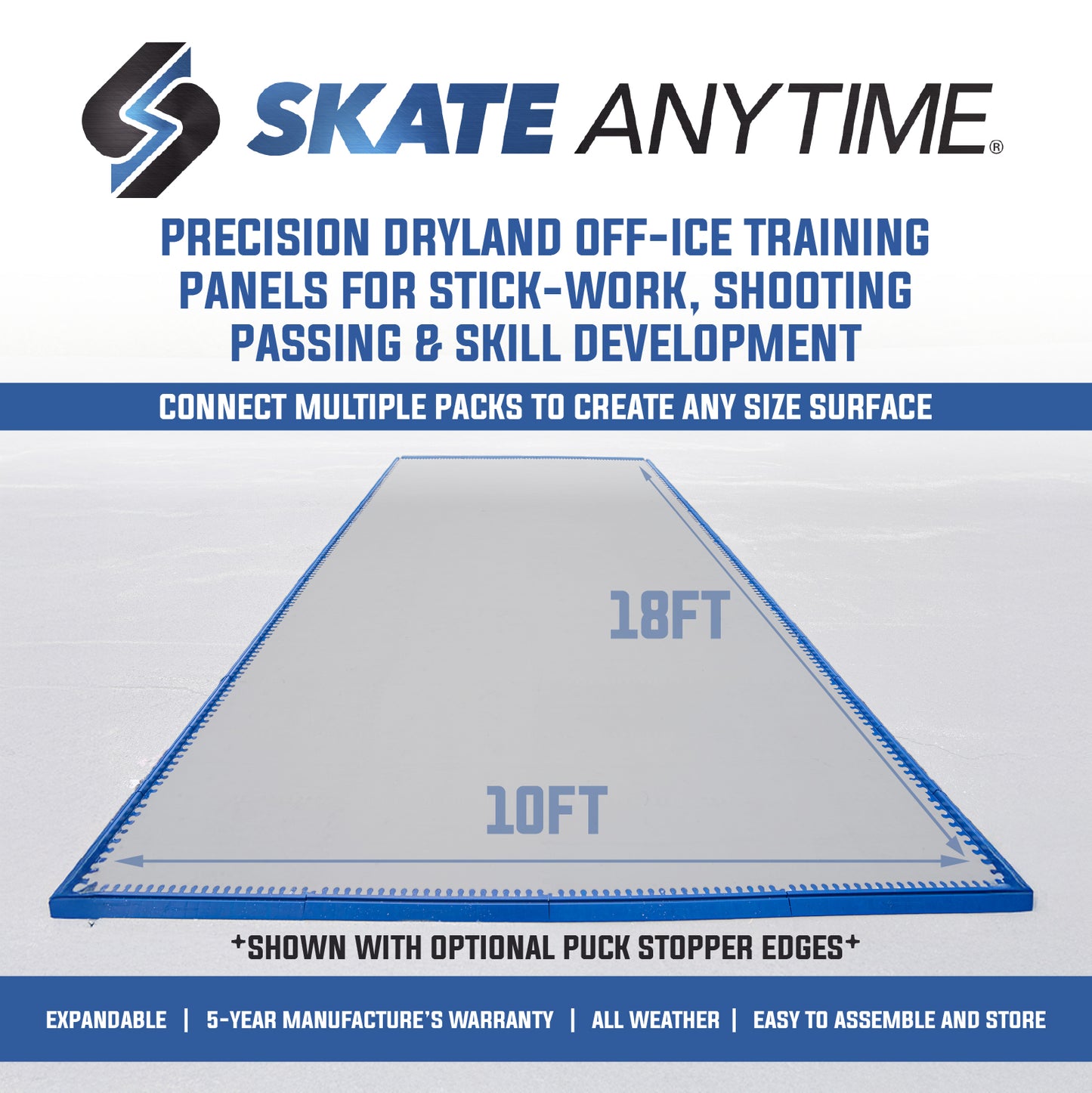 Skate Anytime Precision Elite Training Space in Blue